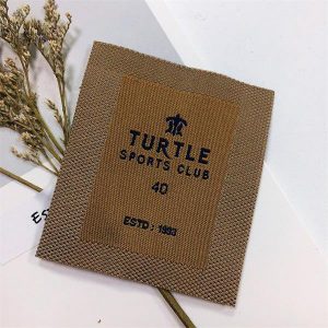 Garment shirt labels woven label tag clothing made in China labels