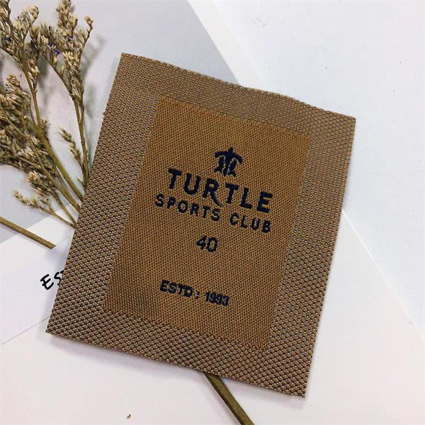 Garment shirt labels woven label tag clothing made in China labels