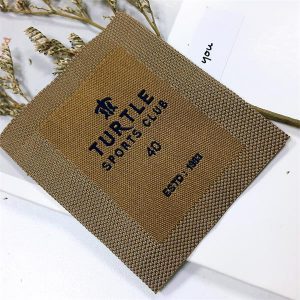 Garment shirt labels woven label tag clothing made in China labels