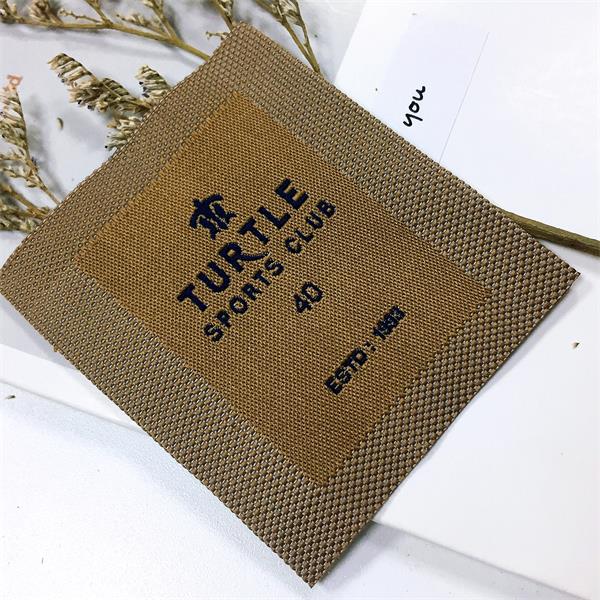 Garment shirt labels woven label tag clothing made in China labels