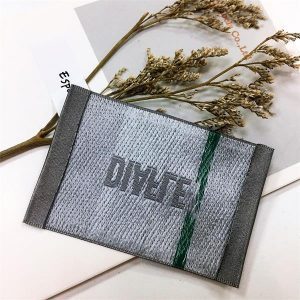Sew on cheap luxury Custom High Quality Cloth Woven Label clothing tag