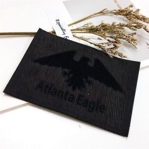 Wholesale damask label clothing woven tag for shirts