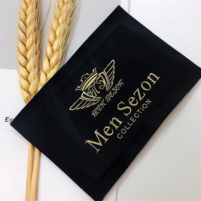 Free sample labels with custom logo damask clothing tags