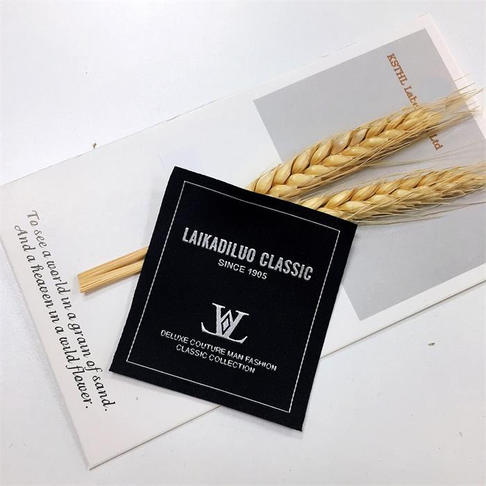 High definition luxury satin silk garment damask woven main label for clothing High definition luxury satin silk garment damask woven main label for clothing