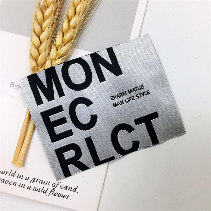 Custom garment clothes woven label tag clothing label Custom garment clothes woven label tag clothing label