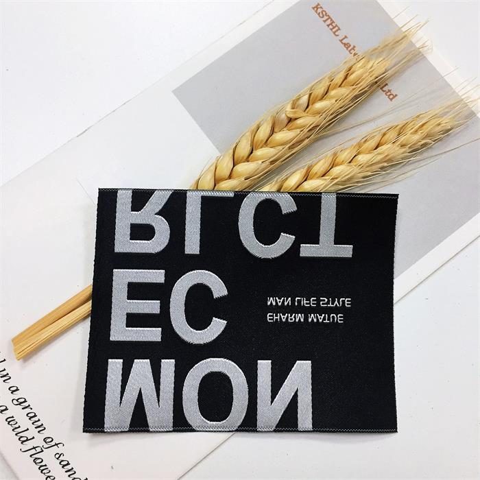 Custom garment clothes woven label tag clothing label Custom garment clothes woven label tag clothing label