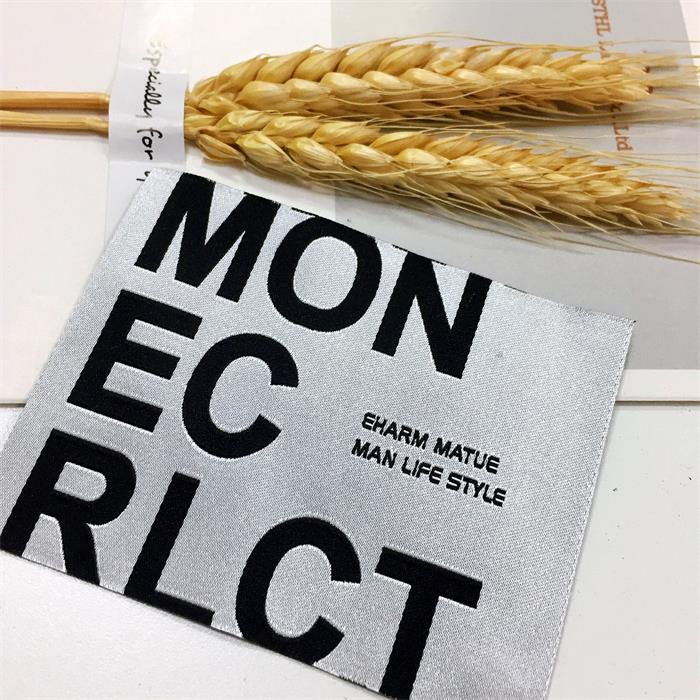 Custom garment clothes woven label tag clothing label Custom garment clothes woven label tag clothing label