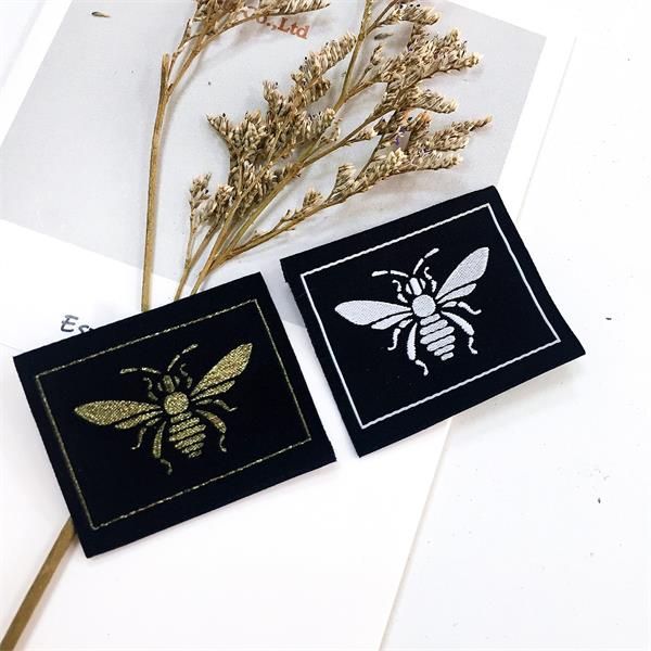 Custom logo labels clothing tags woven labels - Image 4