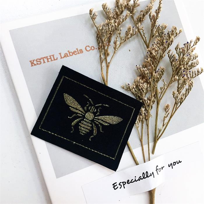 Custom logo labels clothing tags woven labels