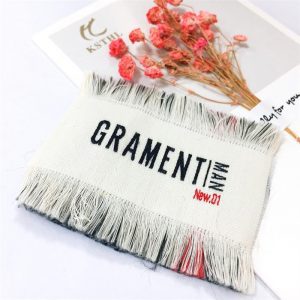 garment woven sew on clothing label