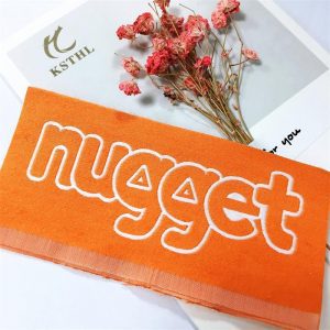 colorful design  woven main label for garment
