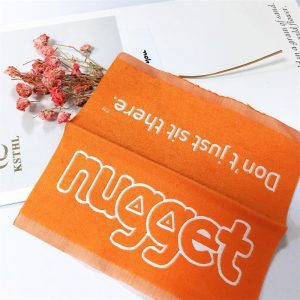 colorful design woven main label for garment