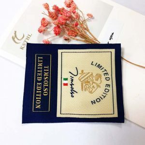 New design custom luxury clothing woven label