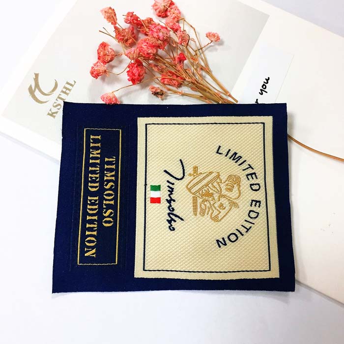New design custom luxury clothing woven label