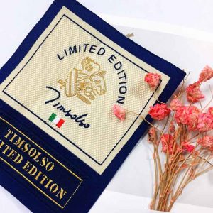New design custom luxury clothing woven label