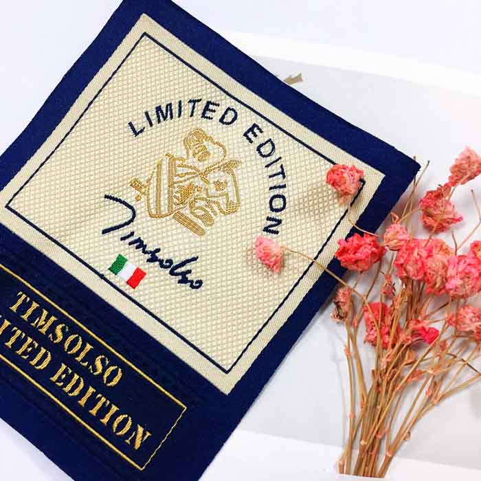 New design custom luxury clothing woven label