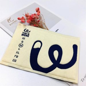 Special design custom tag for garment coat