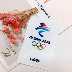 Hot sale woven clothing tag for kids clothing adult garments
