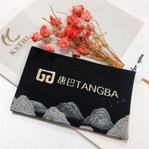 Hot sale high quality 30D woven main label clothing tag for jacket