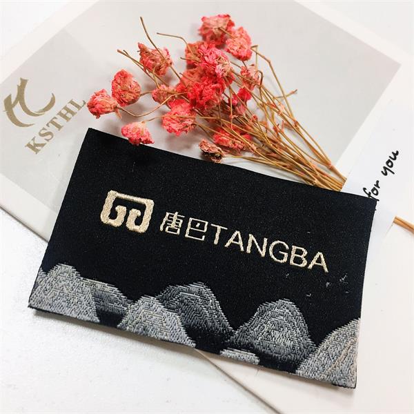 Hot sale high quality 30D woven main label clothing tag for jacket