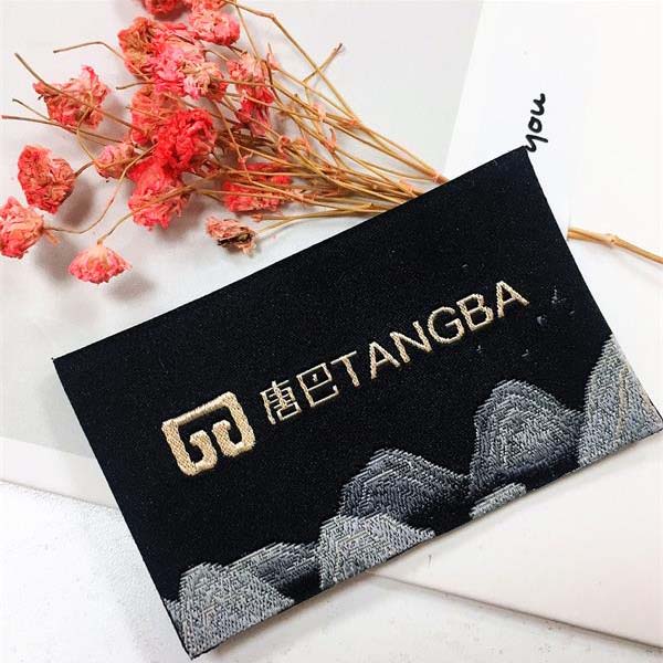 Hot sale high quality 30D woven main label clothing tag for jacket