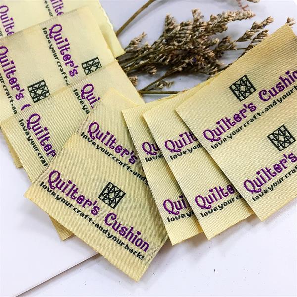 fashion woven center fold label clothing and tag for all clothing - Image 4