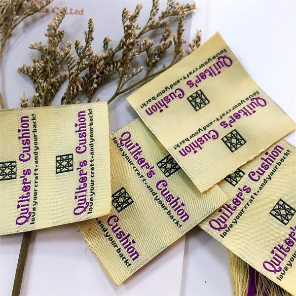 fashion woven center fold label clothing and tag for all clothing - Image 3