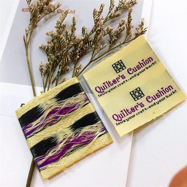 fashion woven center fold label clothing and tag for all clothing - Image 2