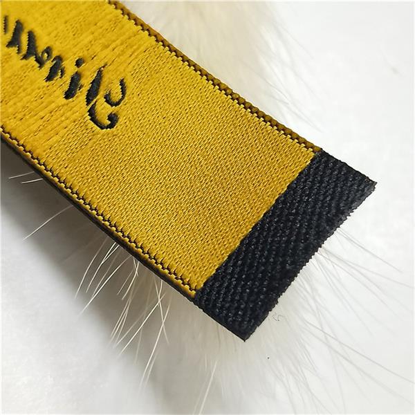 Custom brand name logo design woven tag neck small labels for clothing - Image 3