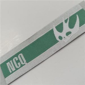 Custom Woven Clothing Flag Labels damask Labels For Garments 
