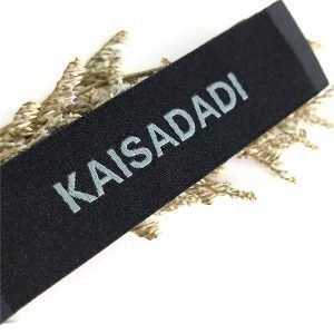 Factory produce cheap neck tag custom logo woven labels for all clothing