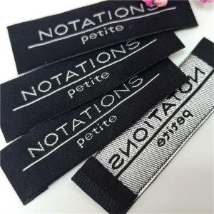 Neck woven labels
