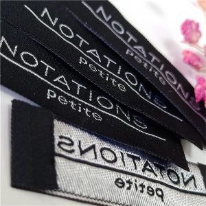 Neck woven labels