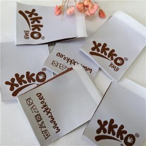 High density hot sale woven care wash label for clothing