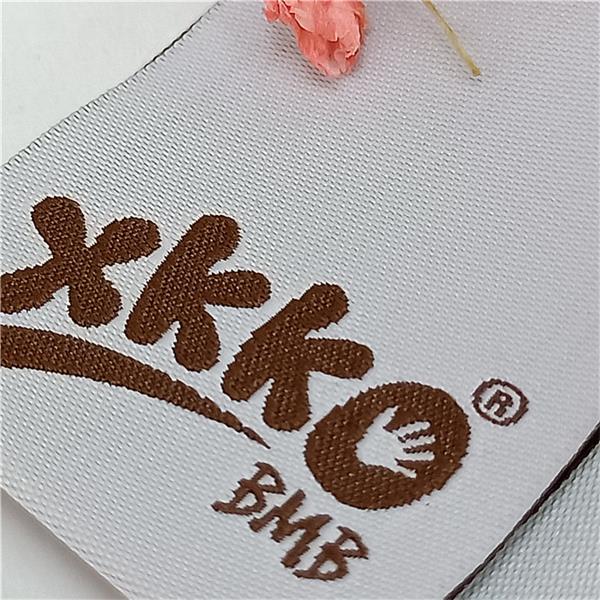 High density hot sale woven care wash label for clothing