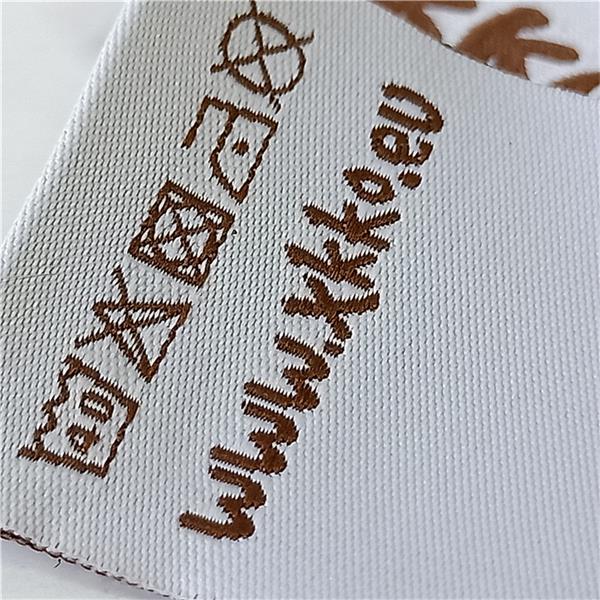 High density hot sale woven care wash label for clothing
