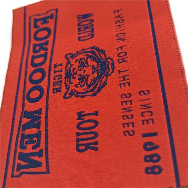 High quality 30D woven brand logo customized woven labels High quality 30D woven brand logo customized woven labels