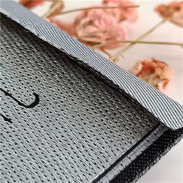 Black luxury woven tag for clothing - Image 2