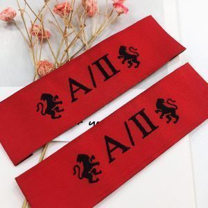 [KLB--102]High quality garment tags custom woven neck labels for clothes