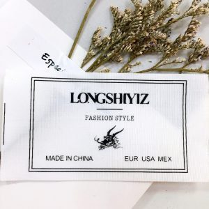 Update-2022 high quality embroidered clothing labels brand logo woven for tag