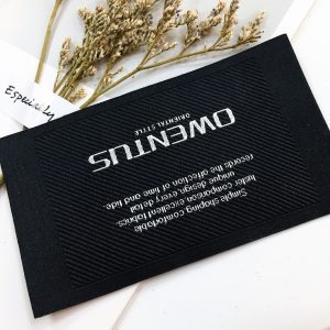 Update-2022 high quality product clothing tags and labels Eco-friendly garment label for shirts