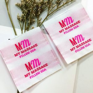 Update-2022 clothing tags wholesale fabric sewing woven tag for shirts