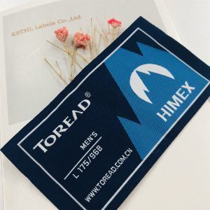 Update-2022 OEM custom clothing labels printed with high quality woven fabric Etiquetas Para Rop