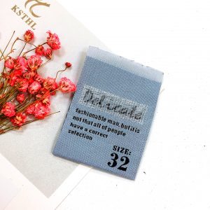 Update-2022 Best quality soft woven labels custom price tags with logo