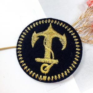 Update-2022 Wholesale cheap fashion woven embroidered badges for custom stick on patches