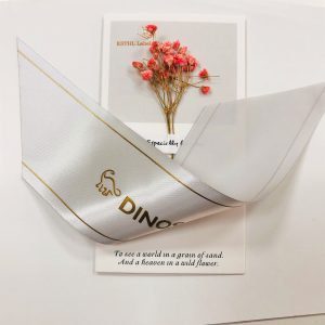 Update-2022 Wholesale promotion gigh quality custom satin brand woven tags for dress labels australia