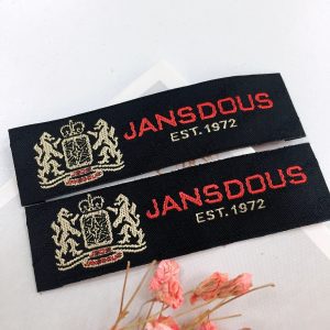 Update-2022 Custom private logo design garment etiquetas personalizadas woven label for clothing