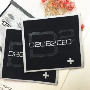 Update-2022 Free sample clothing accessories private fabric labels for clothing