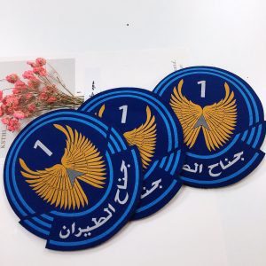 Update-2022  custom iron on company logo patches clothing ready to ship custom made woven