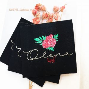 Update-2022 Direct sale customized self adhesive iron on label for garment
